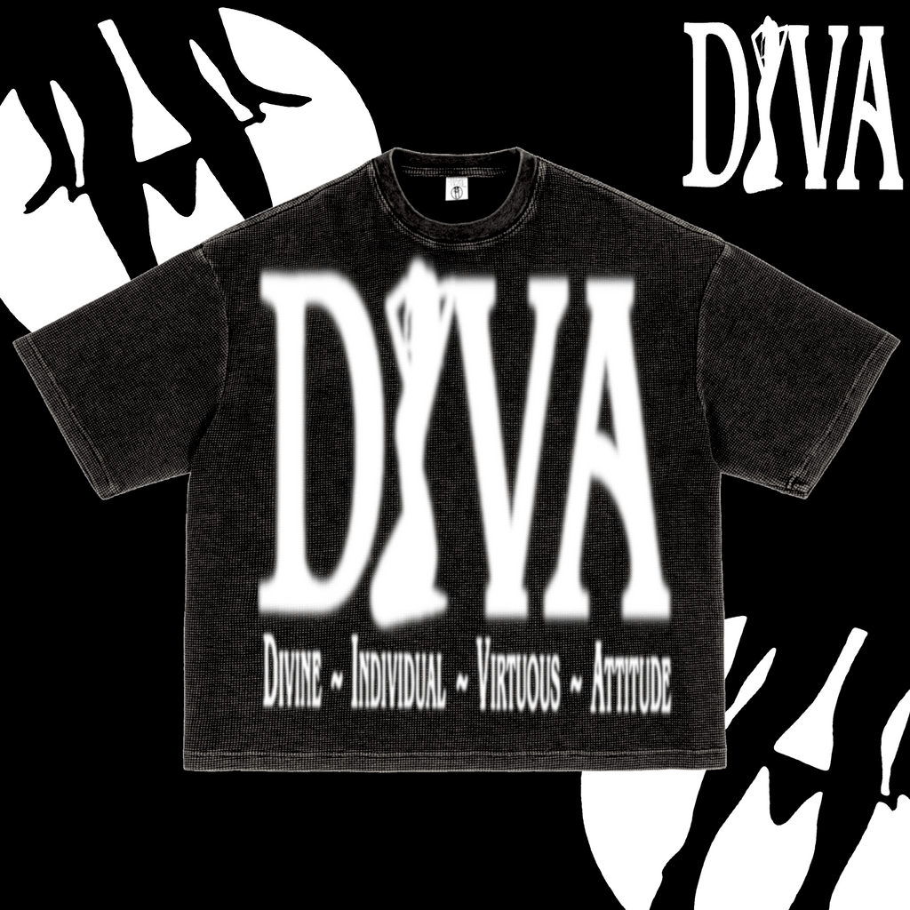DIVA WAFFLE SHIRT