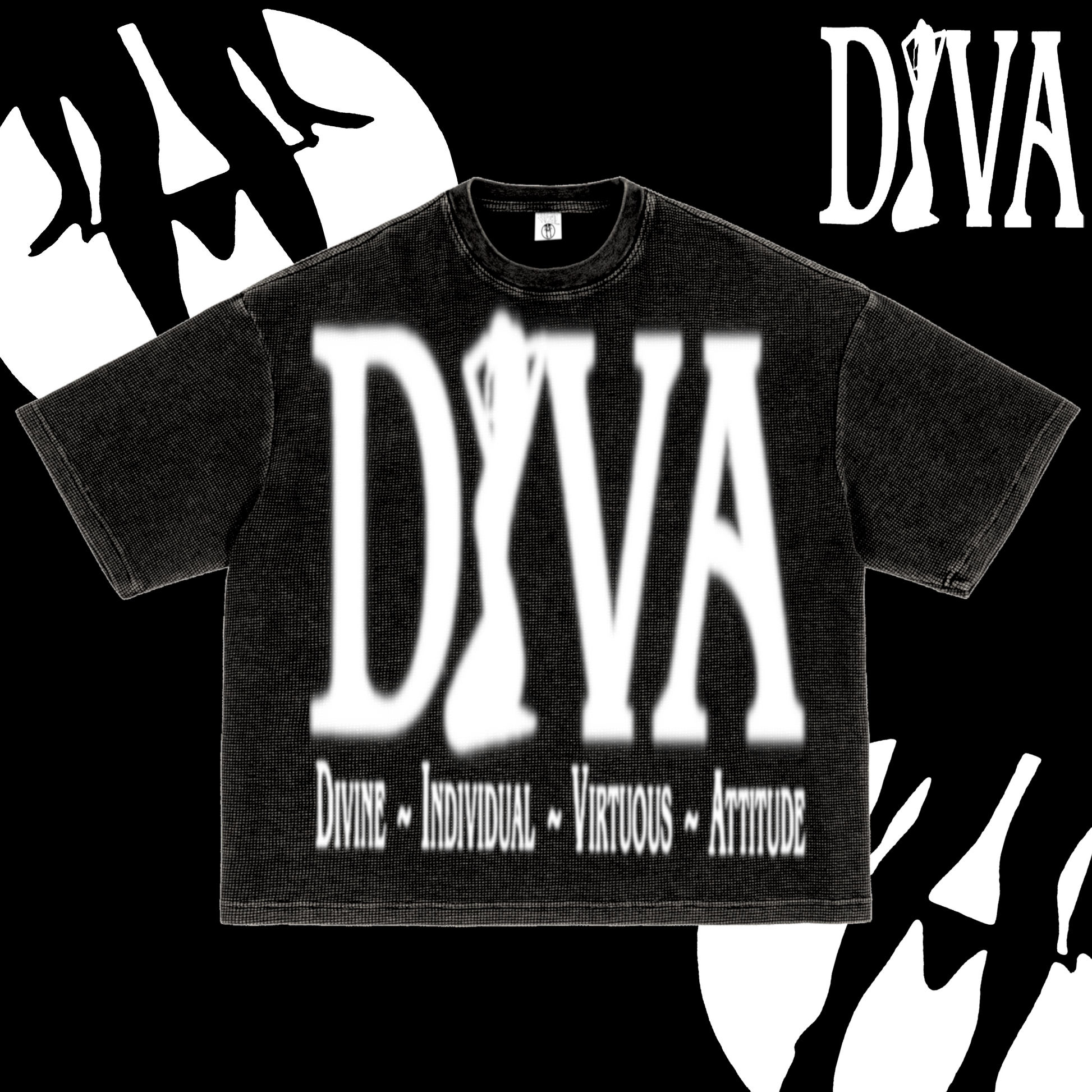 DIVA WAFFLE SHIRT